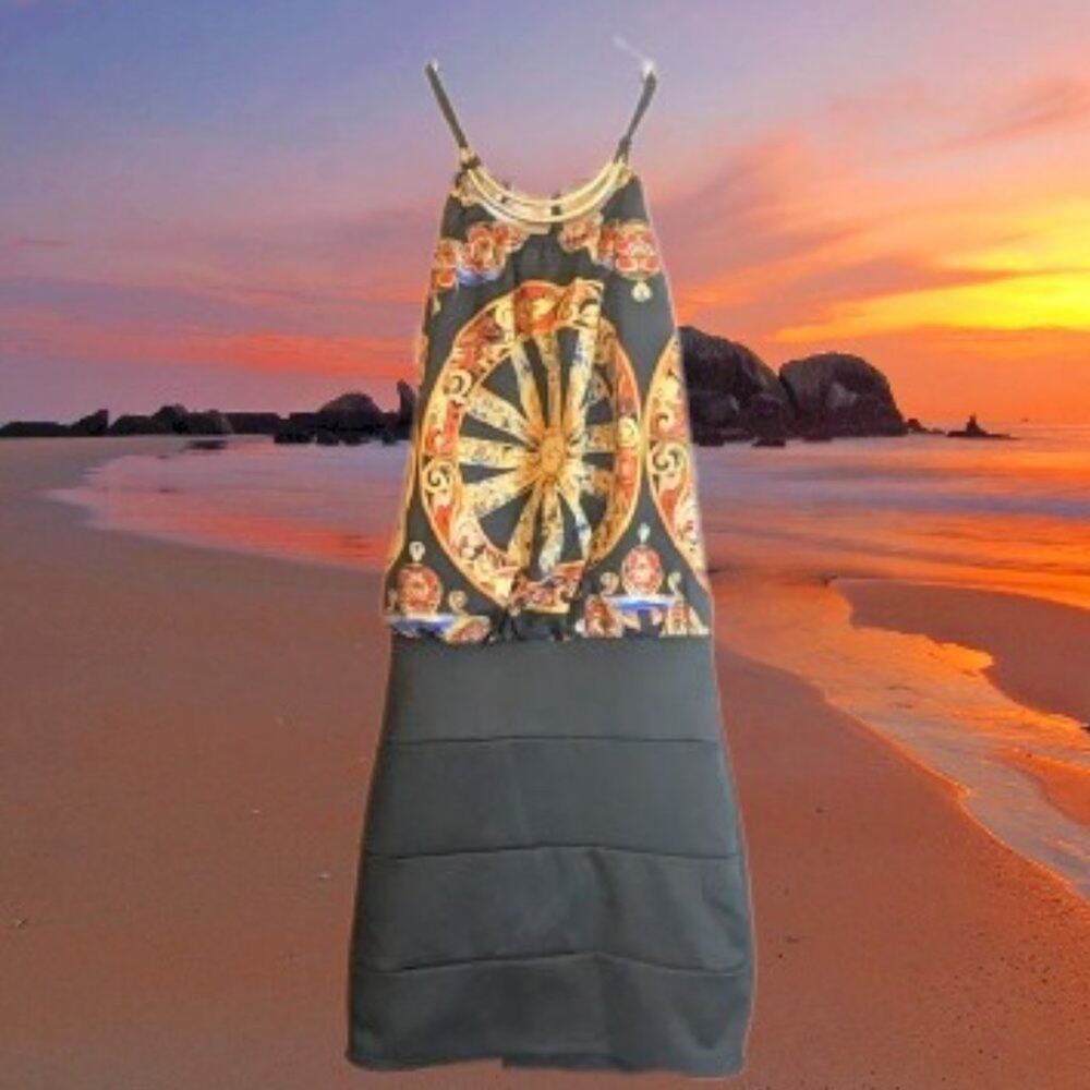 Hot Pink  small halter dress. Lightweight, casual, fall, adorable date night